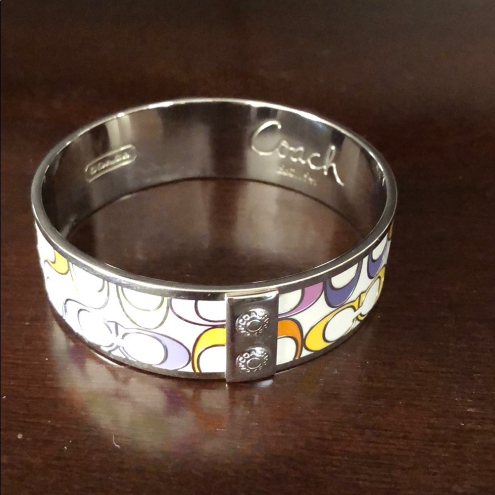 Authentic Coach Multi Color C Bangle/Bracelet - image 1
